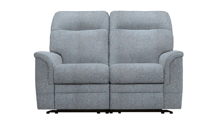 Parker Knoll Hudson 2 Seater Power Plus Sofa in Contour Pacific Fabric